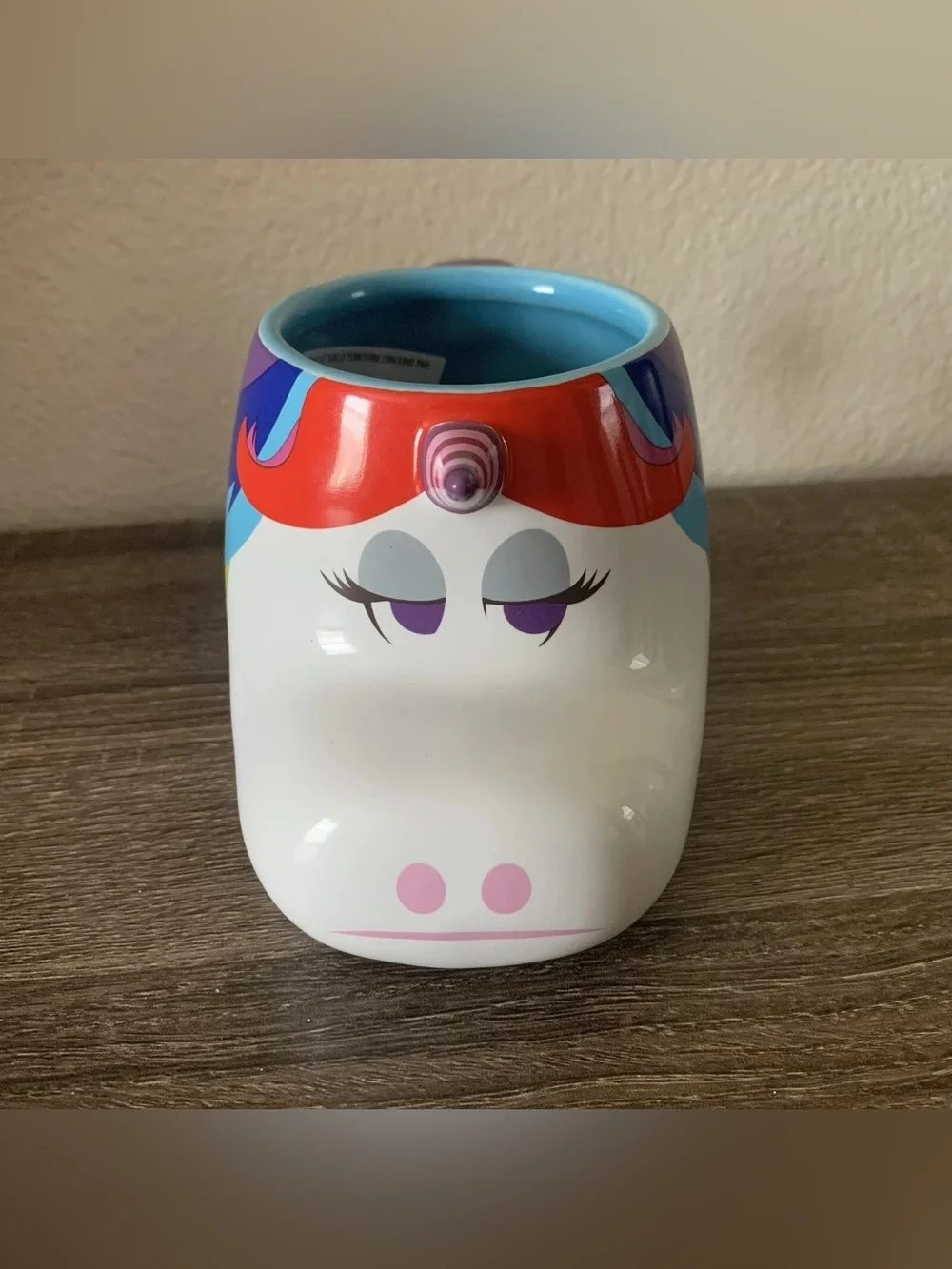 Rainbow Unicorn Disney Store Pixar Inside Out Collectible Sculpted 3D Coffee Mug